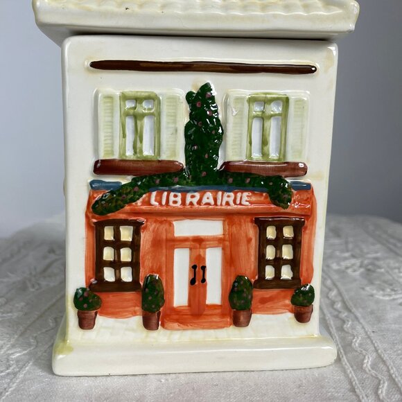 Vintage Hand Painted Porcelain Jar - Picture 3 of 10